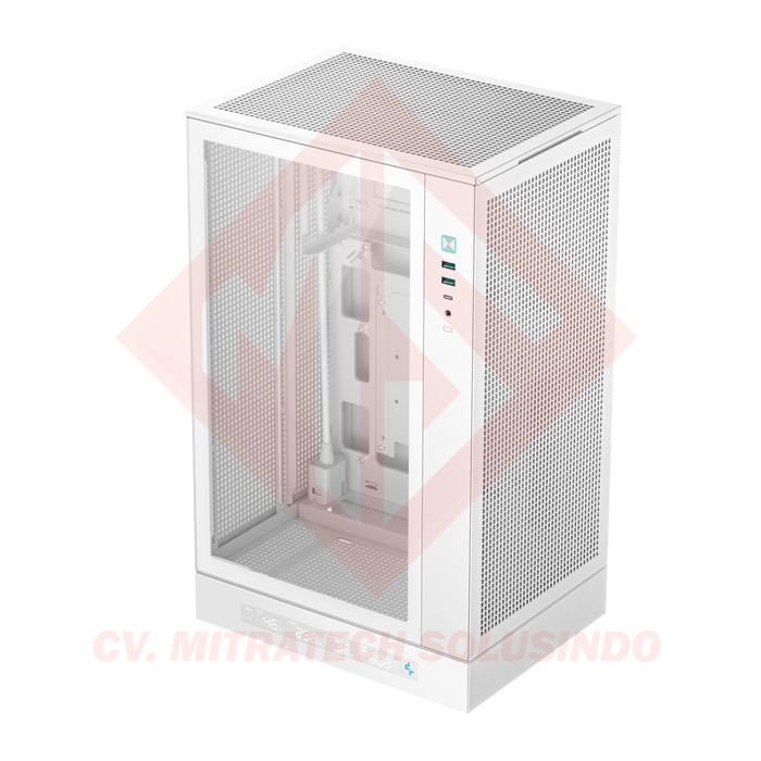 Jual Deepcool CH270 Digital White Vertical M-ATX Casing Komputer ...