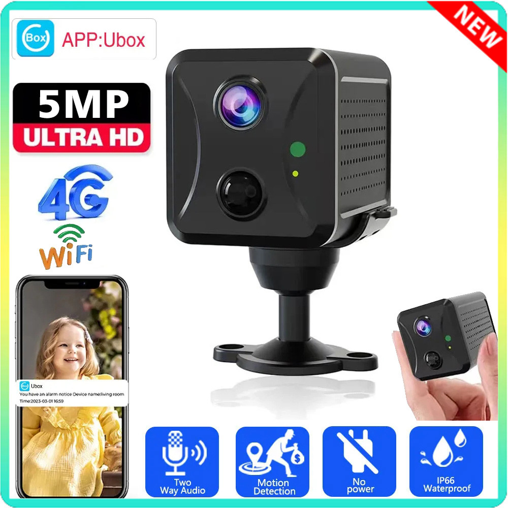 Jual Mini Security Camera 4G SIM Card WiFi 5MP Night Vision ...