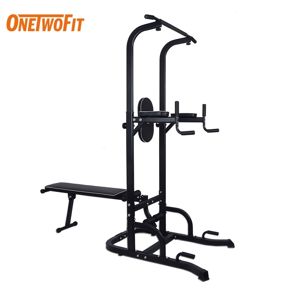 Jual OneTwoFit Alat Fitness Multi-Function Power Tower with Sit Up ...