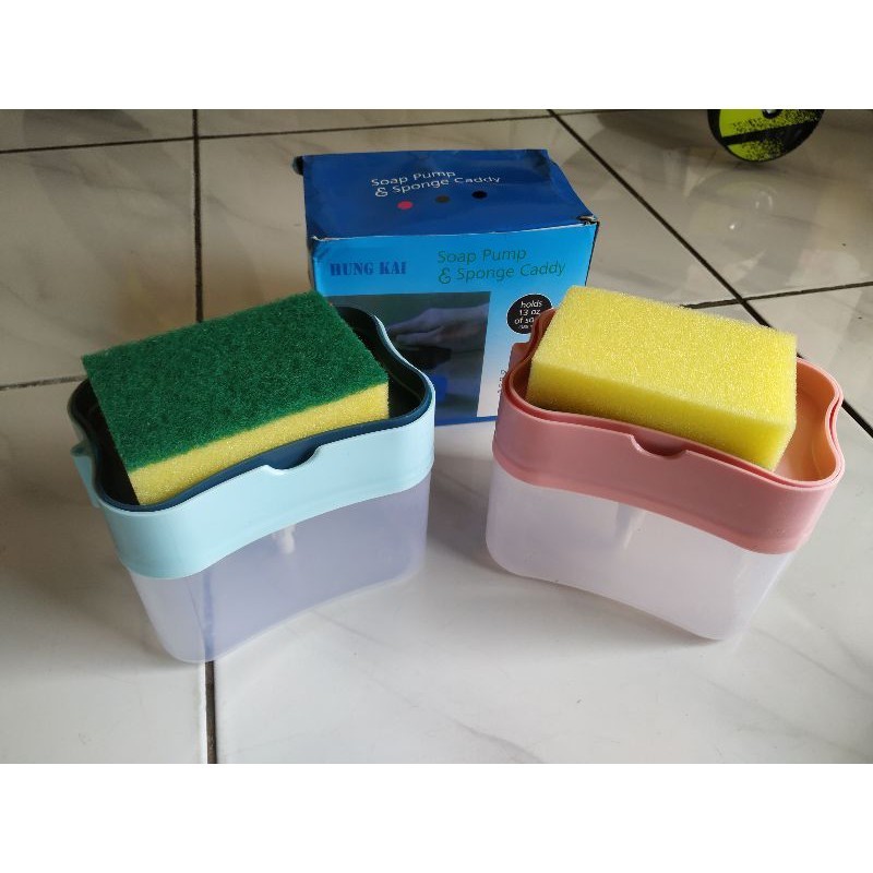 Jual Dispenser Sabun Cuci Piring - Sponge Cuci Piring 2 In 1 balikpapan ...