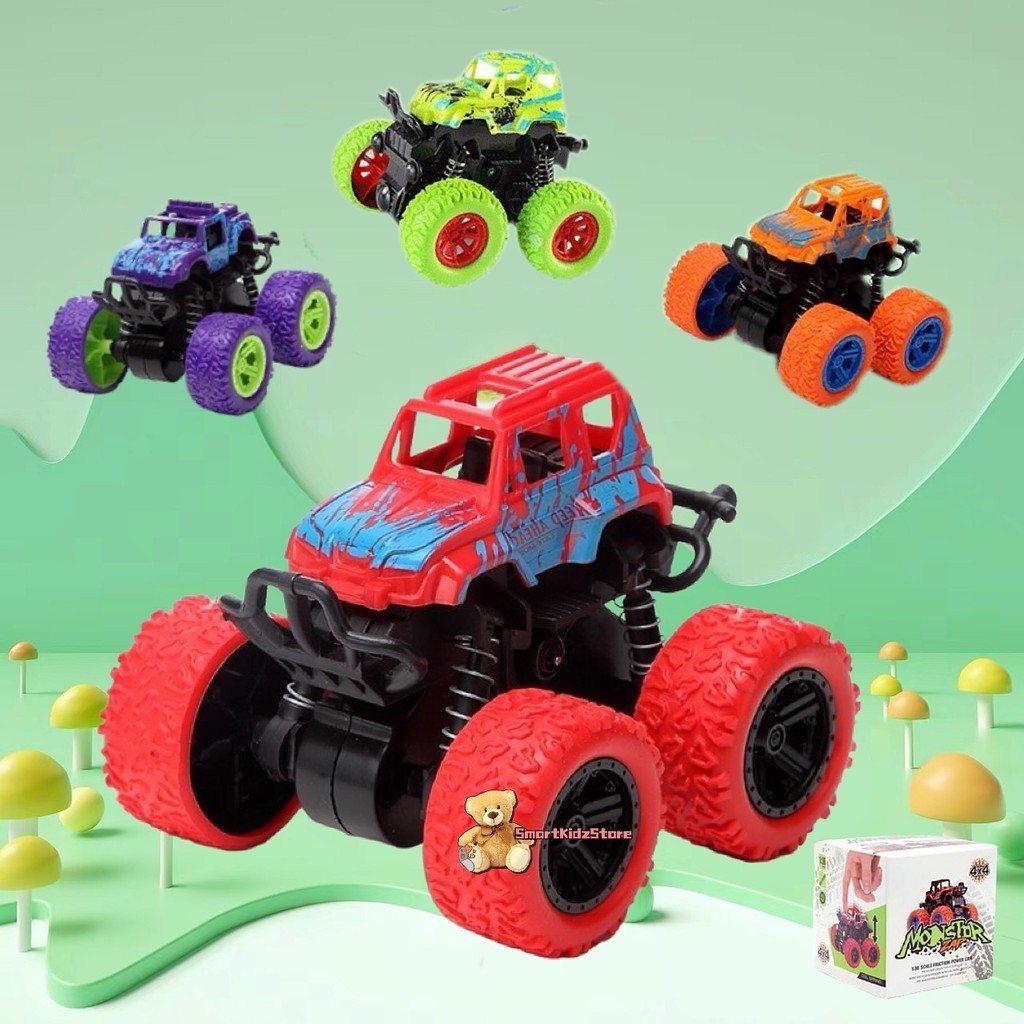 Jual Mainan Anak Mobil Jip Off-Road 4 Drive 360 Derajat Roda 4 Grafiti ...