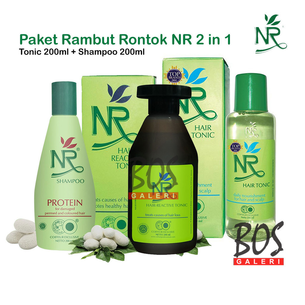 Jual NR Hair Paket Rambut Rontok 2 in 1 Tonic + Shampoo | Shopee Indonesia