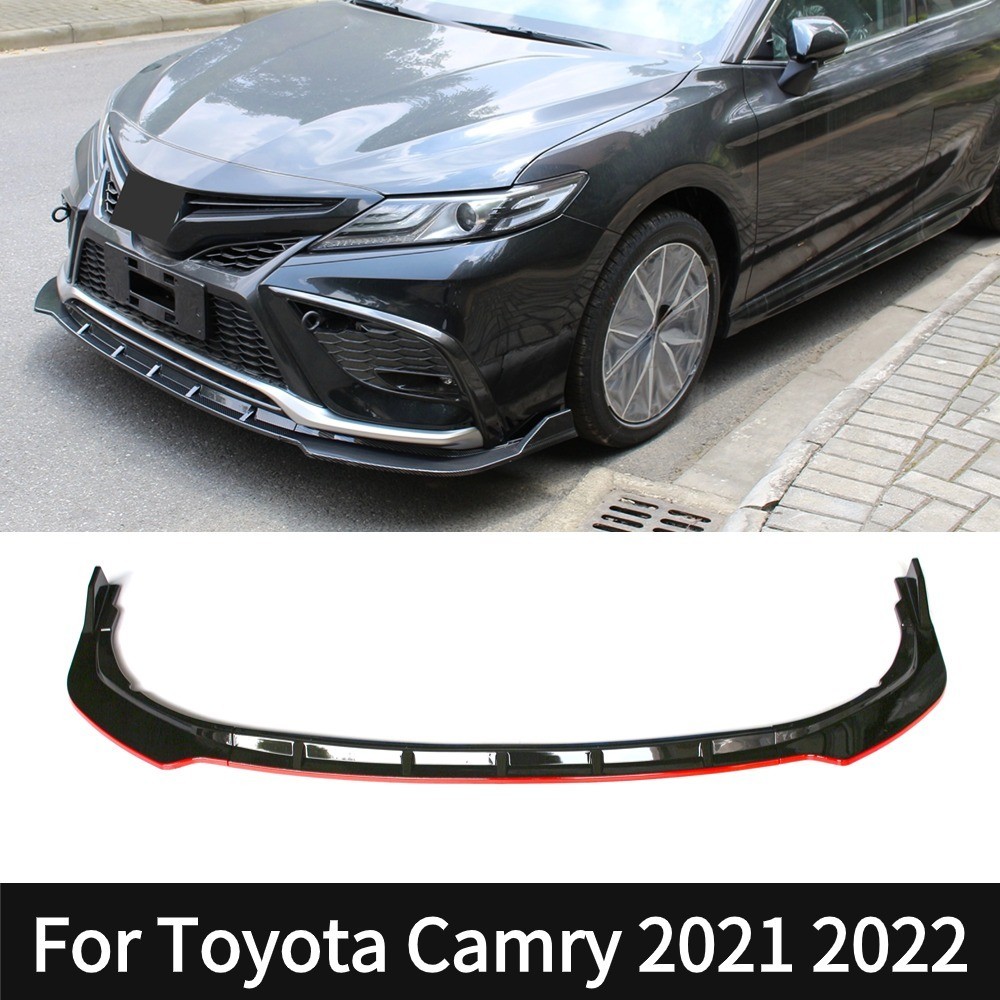 Jual Front Bumper Lip Chin Carbon Fiber Look Body Kit Diffuser Spoiler ...