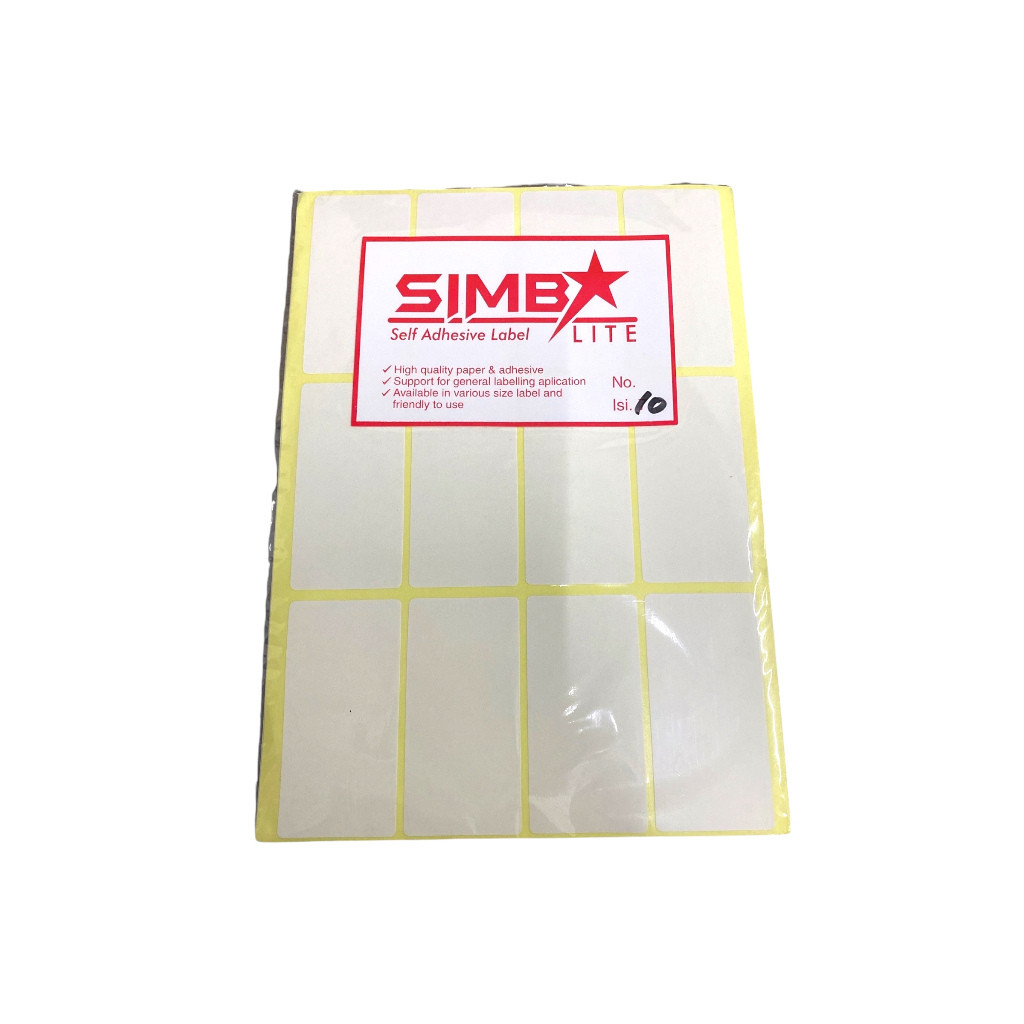 Jual Label Stiker Simba No 103 Isi 10 Lembar Sticker Label Undangan ...