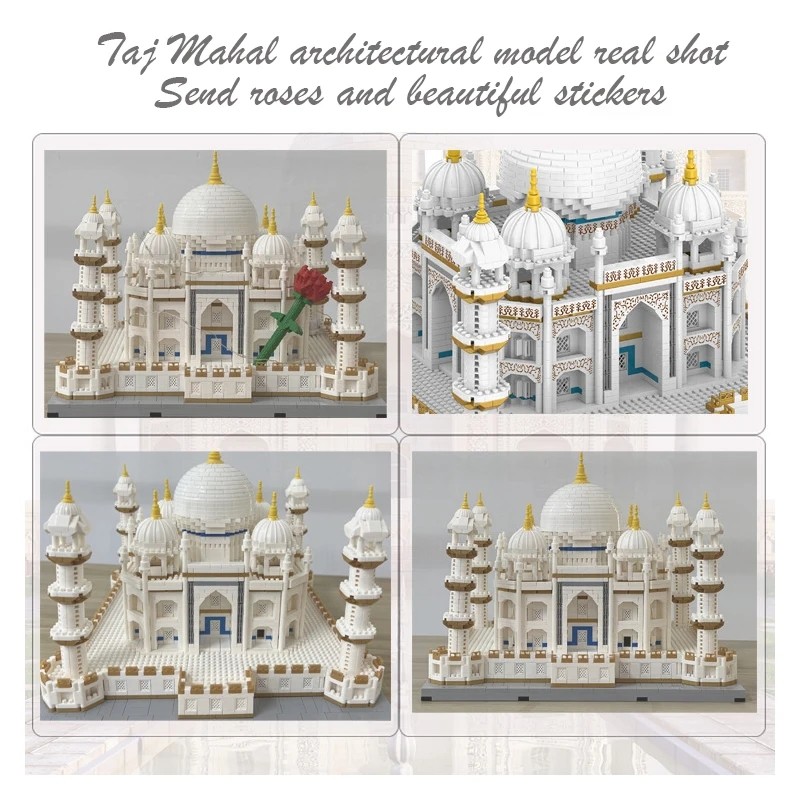 Jual Taj Mahal Mainan Bricks Blok DIY Building Blocks Taj Mahal ...