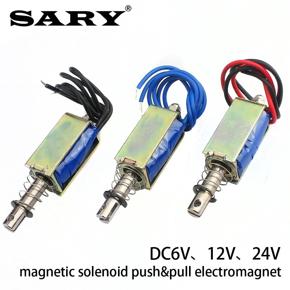 Jual LY-05 magnetic solenoid push&pull open frame electromagnet DC6V ...