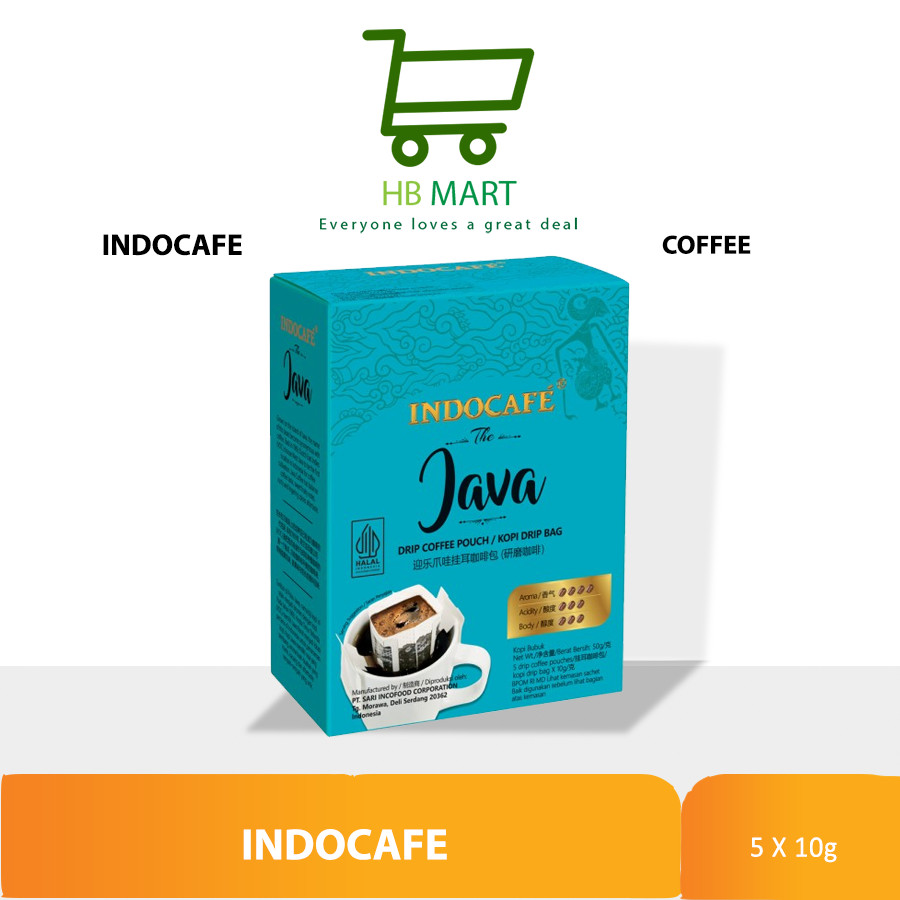 Jual INDOCAFE THE SUMATRA MANDHELING / THE JAVA / BALI Drip Coffee ...