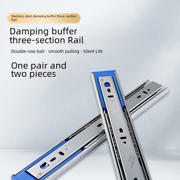 Drawer Three-section Guide Rail Computer Desk Keyboard Thickened