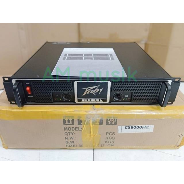 Jual POWER PEAVEY CS 8000 POWER AMPLIFIER CS8000HZ | Shopee Indonesia