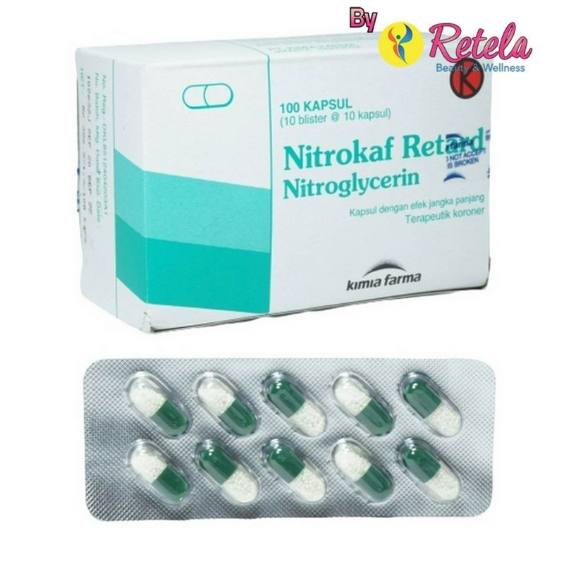 Jual NITROKAF RETARD 1 STRIP 10 TABLET | Shopee Indonesia