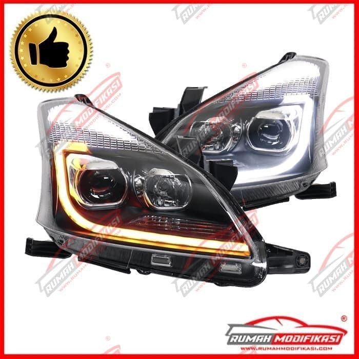 Jual HEAD LAMP - TOYOTA AVANZA 2012-2015 - LIGHT BAR - SEQUENTIAL ...