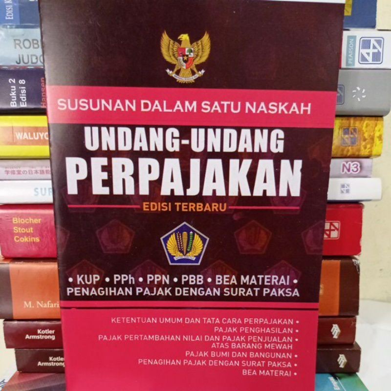 Jual Susunan Dalam Satu Naskah Undang-Undang Perpajakan Edisi Terbaru ...