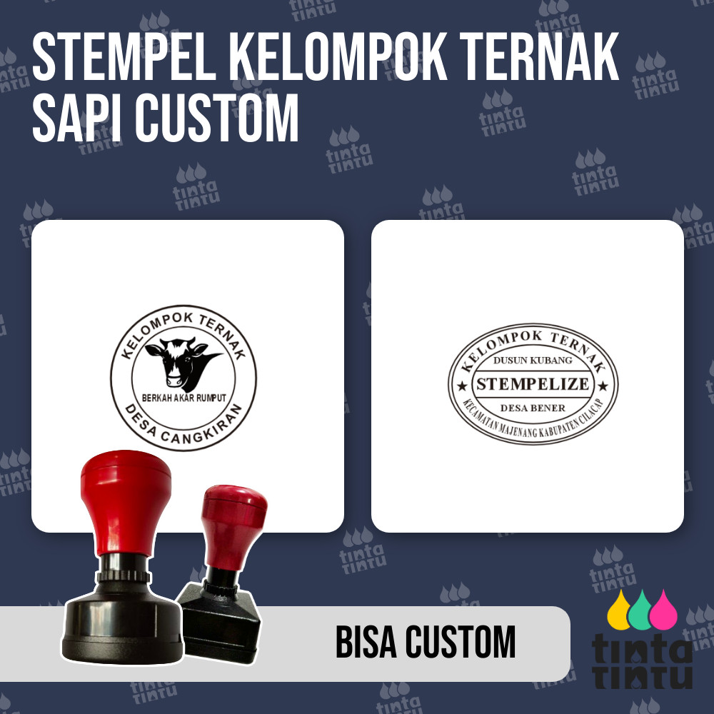 Jual Stempel Kelompok Ternak Sapi Custom | Shopee Indonesia