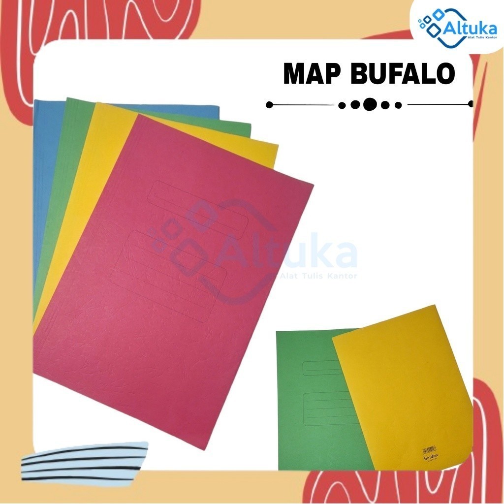 Jual (5 Pcs) Stopmap Map Kertas BUFALO Folio / Map BUFALO | Shopee ...