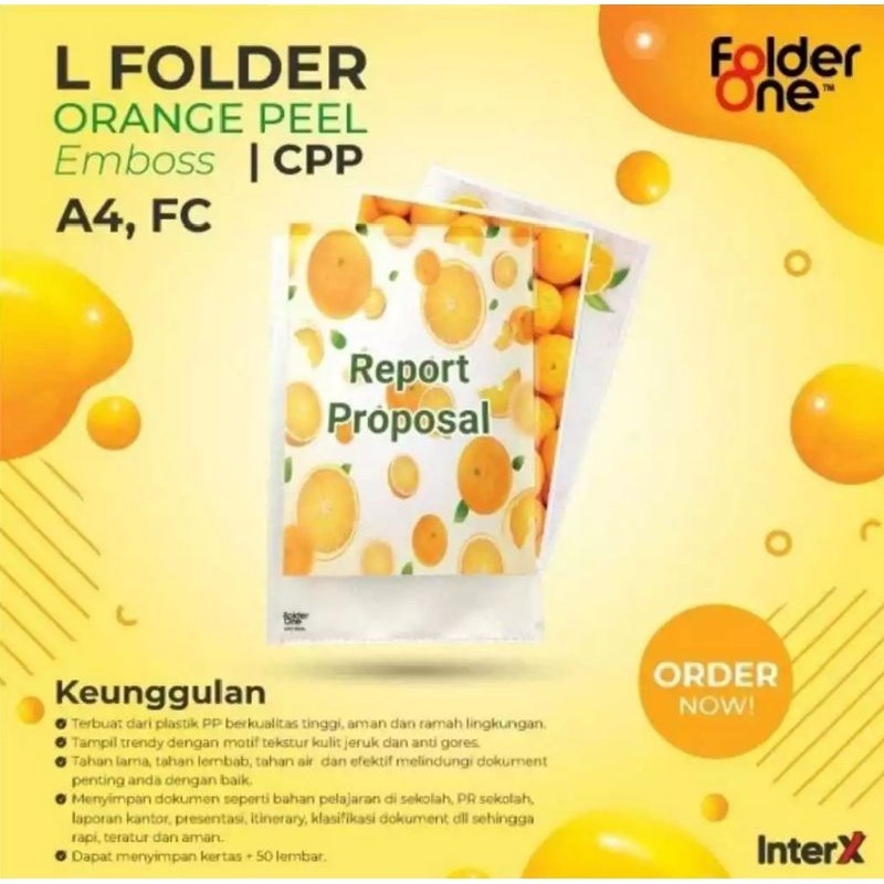 Jual Map L Folder One Bening Ukuran F4 / Clear slevees Folder One isi ...