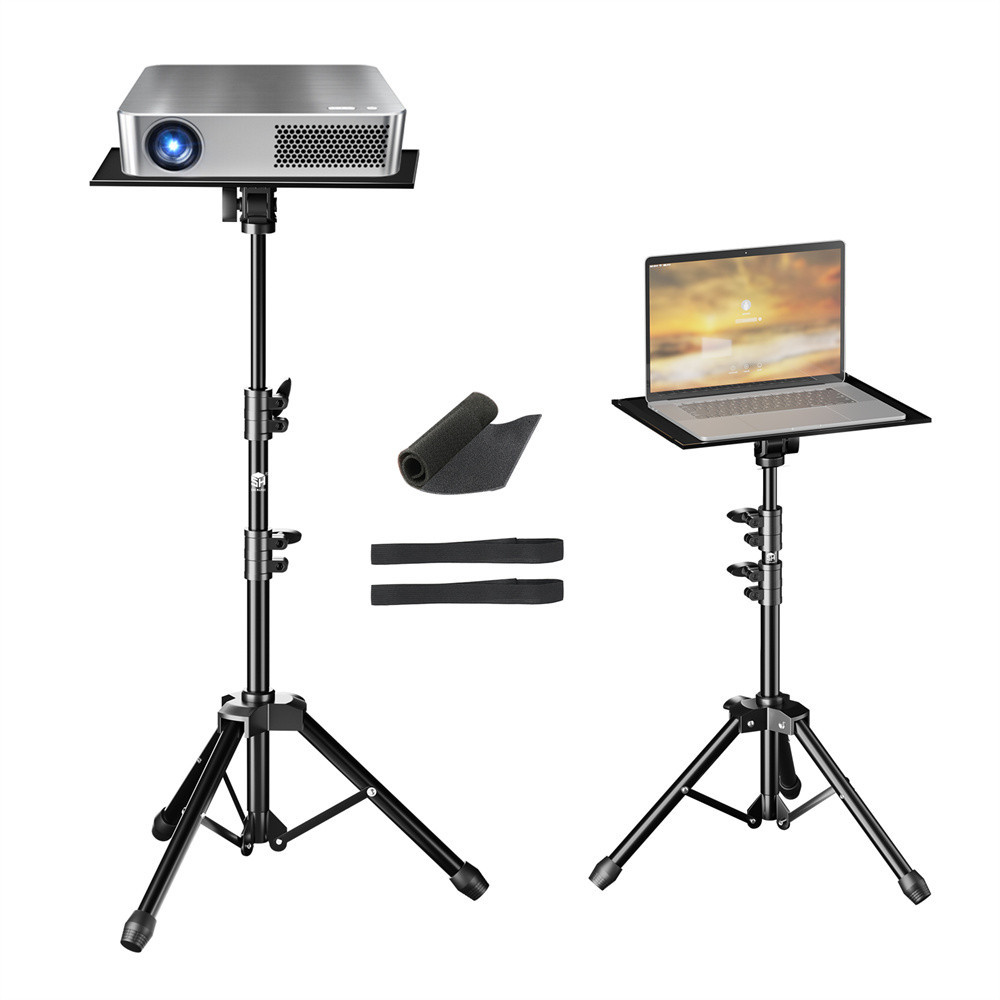 Jual 90/125cm Projector Tripod Stand Laptop Tripod Adjustable Height DJ ...