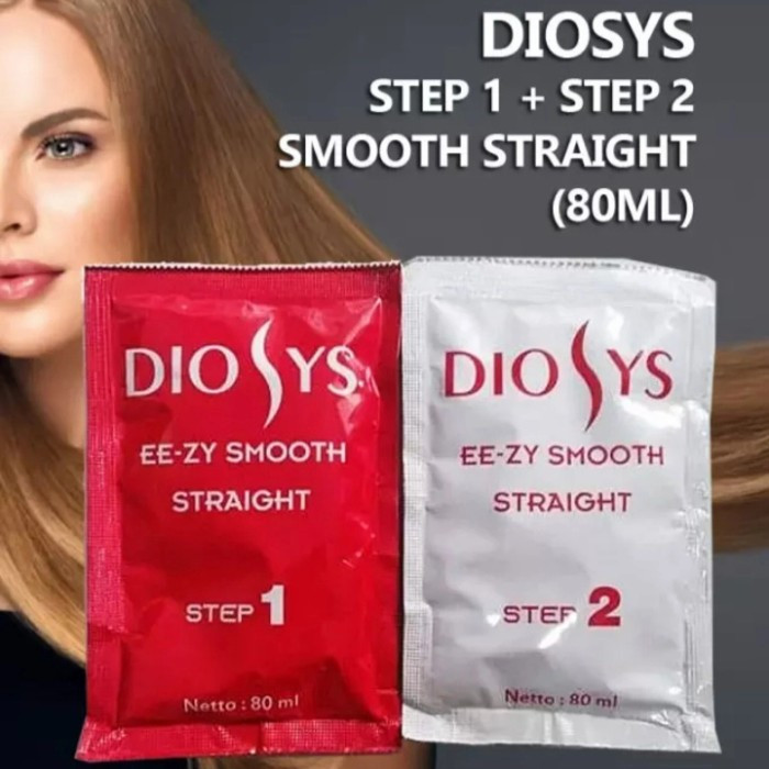 Jual DIOSYS EE-ZY SMOOTH STRAIGHT SET 80ml ( STEP 1&2 ) | Shopee Indonesia