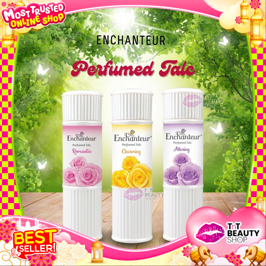 Enchanteur Perfumed Talc Powder 100gr 200gr TnT Beauty Shop