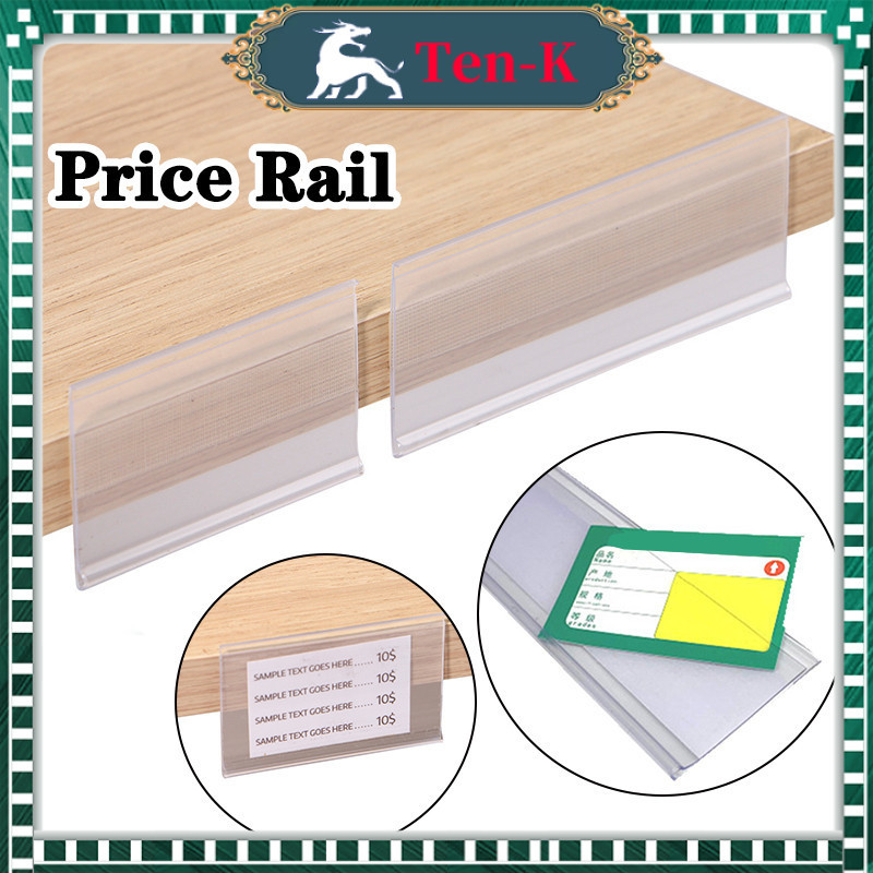 Jual Shelf Price Tag Klip Label Harga Tempat Label Harga Untuk Rak 90cm ...