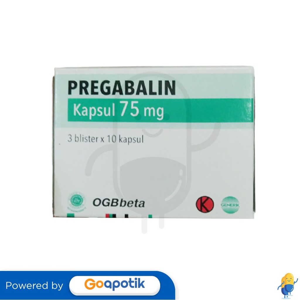 Jual Pregabalin Ogb Beta 75 Mg Box 30 Kapsul | Shopee Indonesia