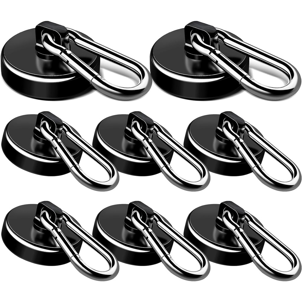 Jual 8 Pack Magnetic Hooks，Strong Magnetic Hooks for Hanging for Home ...