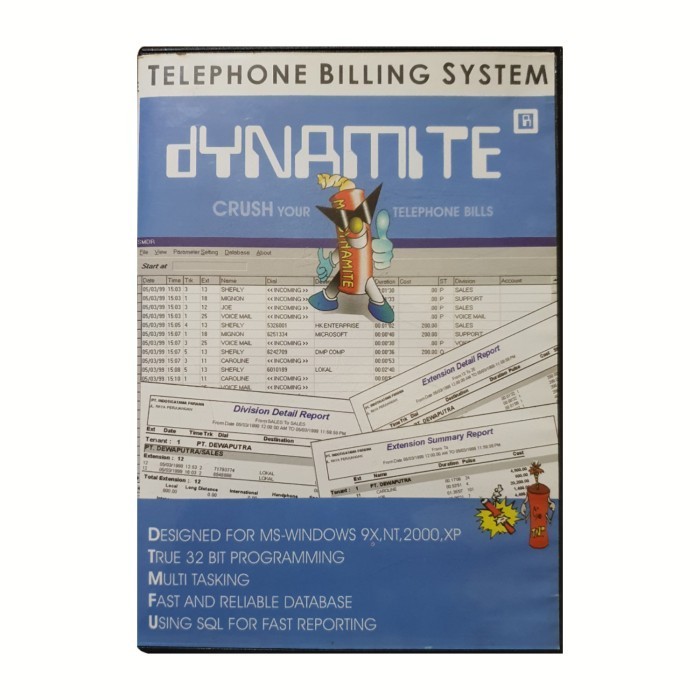 Jual Software Billing System Standar Untuk Pabx Panasonic KX-NS300