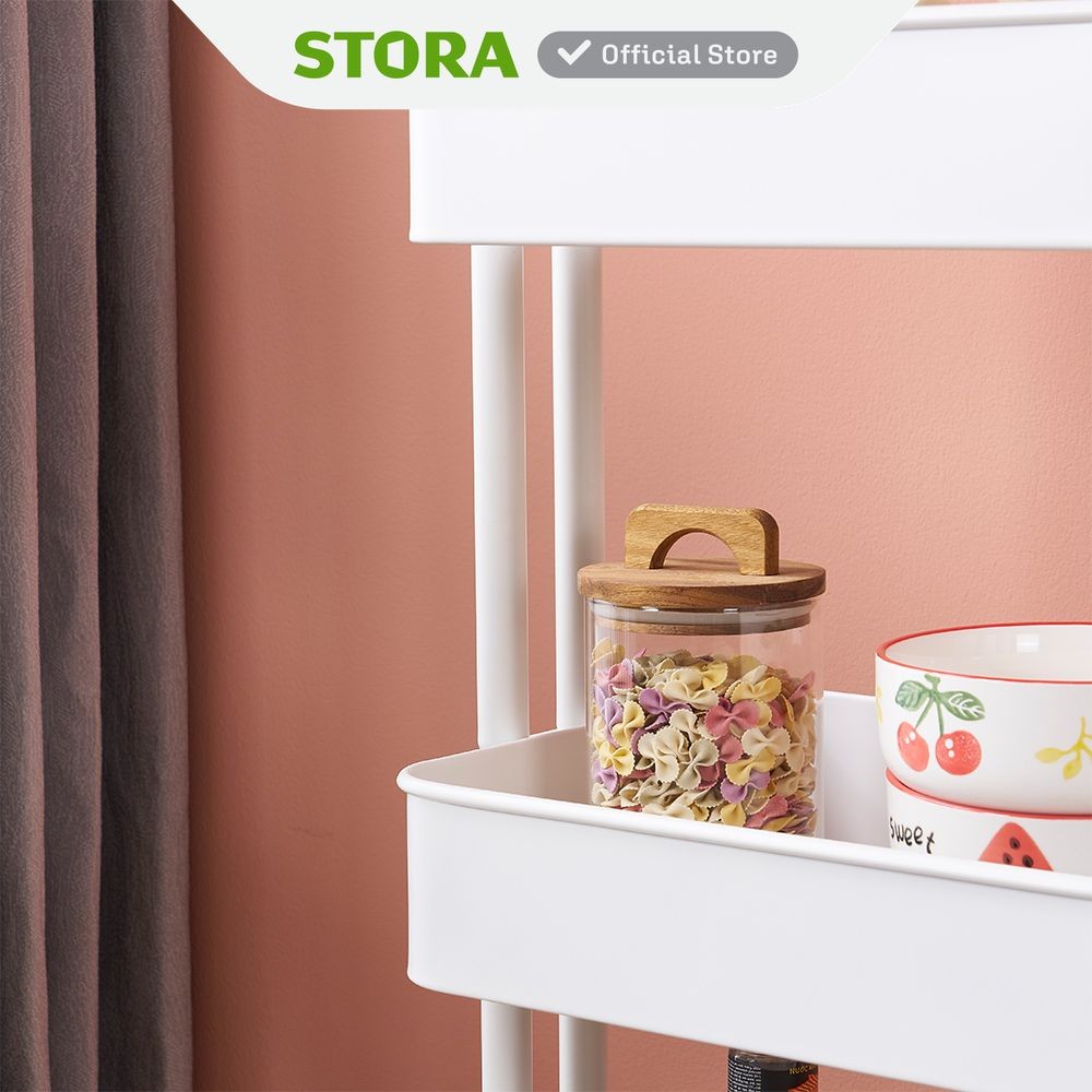 Jual Stora Handy Rak Troli Tempat Penyimpanan Multifungsi Dengan Roda ...