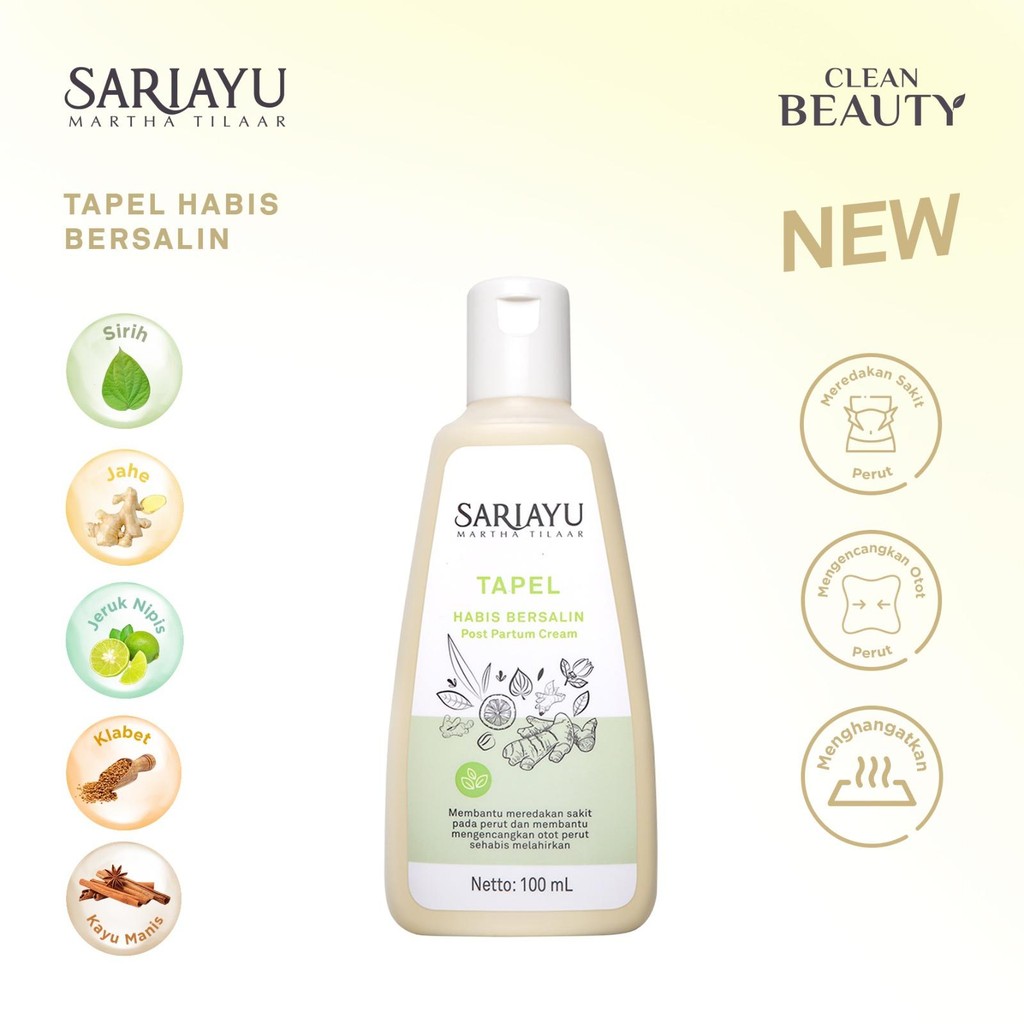 Jual Sariayu Tapel Habis Bersalin NEW 100 ml | Shopee Indonesia
