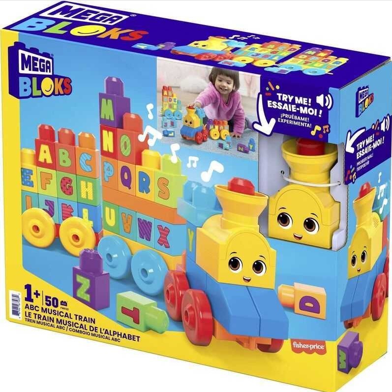Jual mega bloks musical train abc fwk22 | Shopee Indonesia