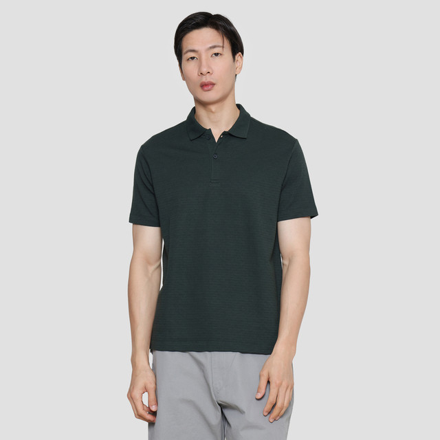 Cole Diagonal Print Kaos Casual Pria