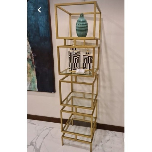 Jual KJM RAK PAJANGAN SHOWCASE MINIMALIS LEMARI PAJANGAN MINIMALIS BESI ...