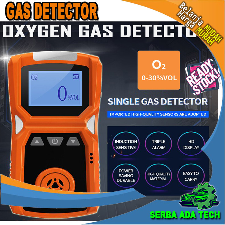 Jual PROMO!!! ADKS-1 Portable Oxygen Gas Detector O2 Meter Analyzer ...