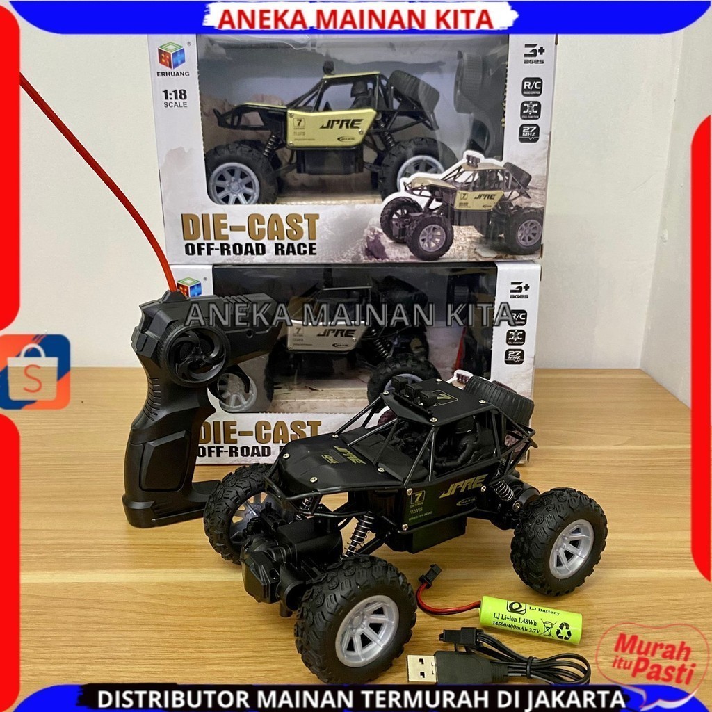 Jual Mainan Mobil Remote Control Rc Rock Crawler Off-Road Race Die-cast ...