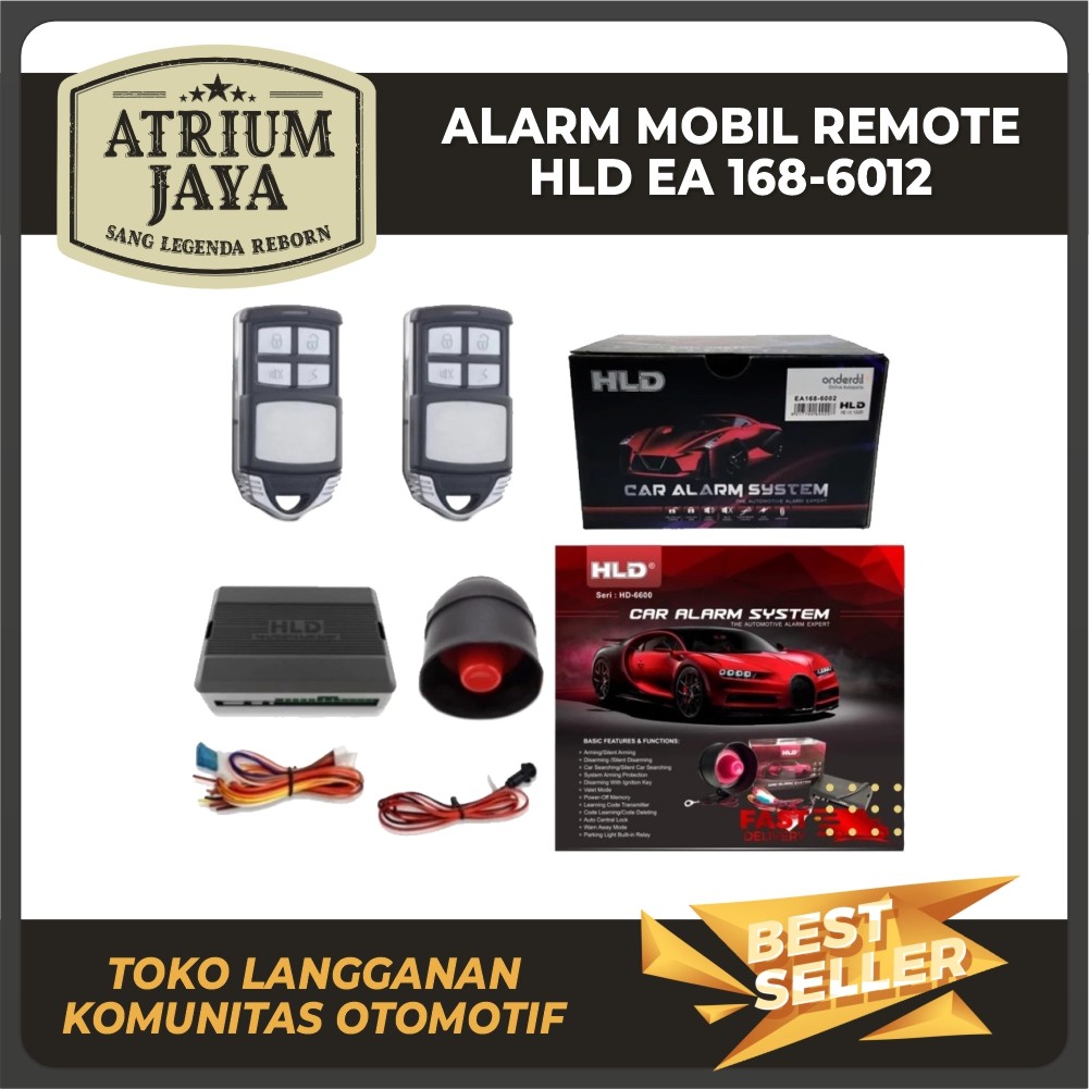 Jual Atrium Jaya | Alarm Mobil Remote HLD Premium Japan Sliding Kotak ...