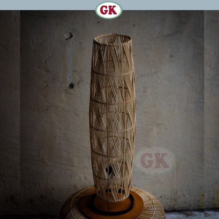 Jual Kap Lampu Stand BASIC 66 D30 - Handcrafted Rattan Standing ...