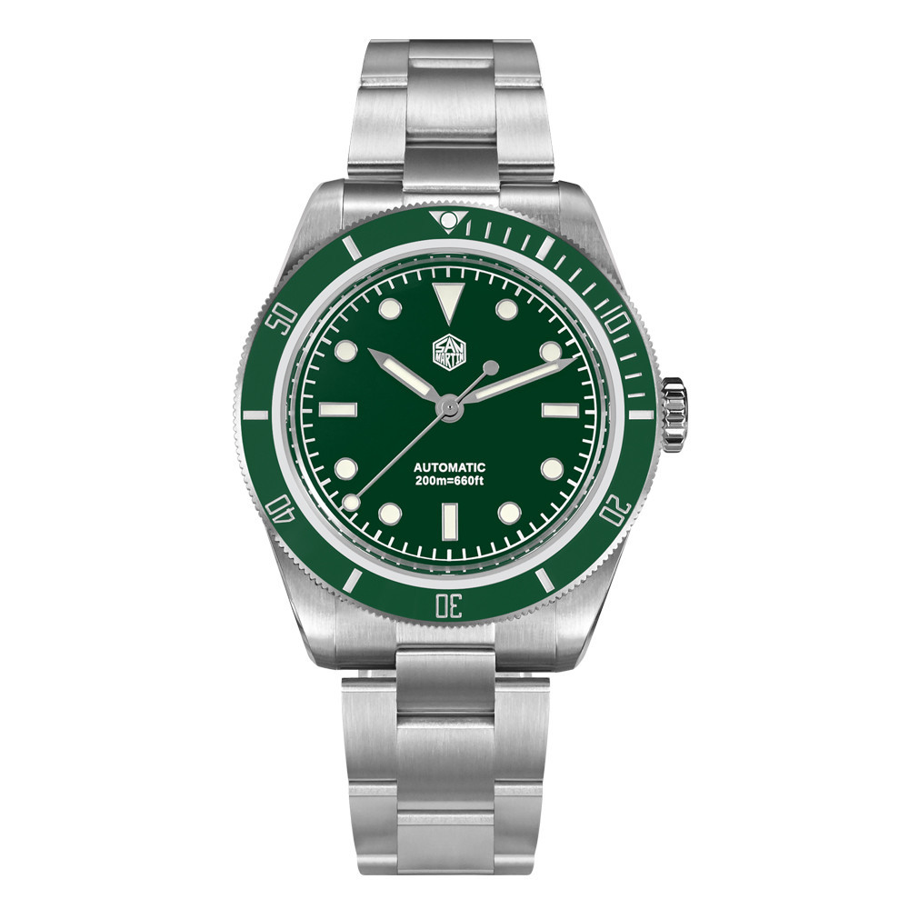 Jual San Martin Vintage 38mm 6200 Diver Watch New Upgraded for Men