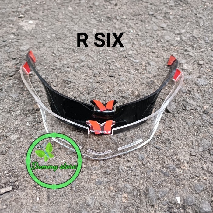 Jual Spoiler Helm R SIX AKRILIK / SPOILER RSIX XPRO | TEBAL 3MM ...