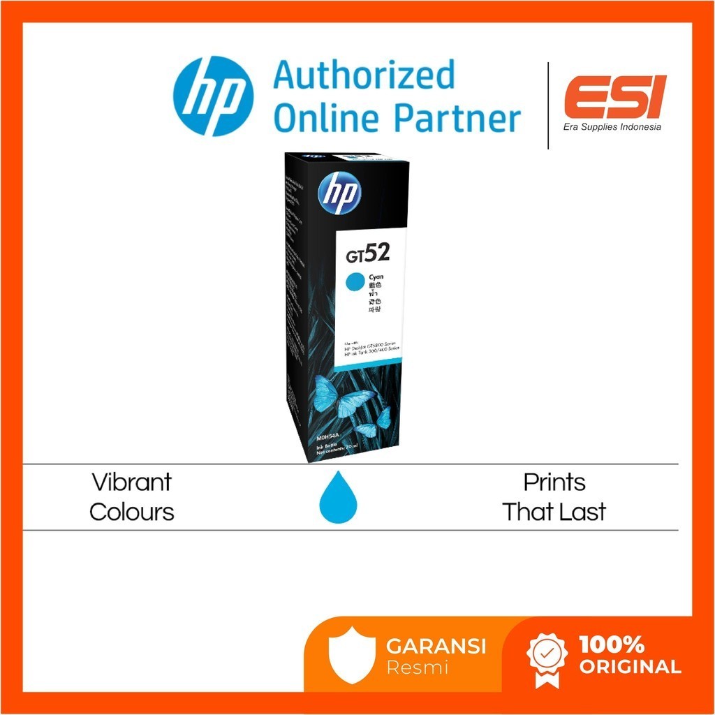 Jual HP GT52 Original Ink Bottle | Shopee Indonesia