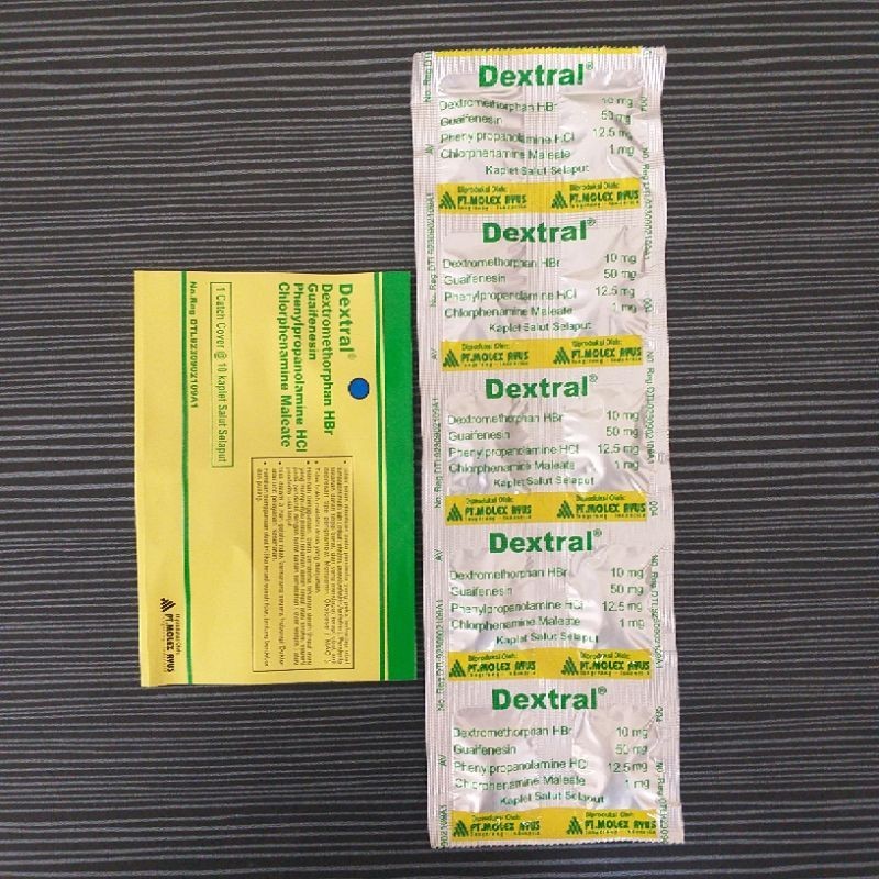 Jual DEXTRAL TABLET 1 STRIP ( 10 TABLET ) | Shopee Indonesia