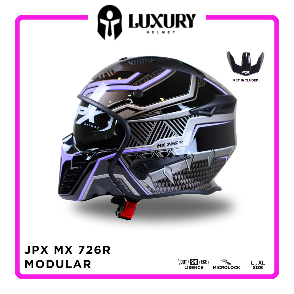 Jual Helm Modular JPX MX 726R MX10 Gladiator | Shopee Indonesia
