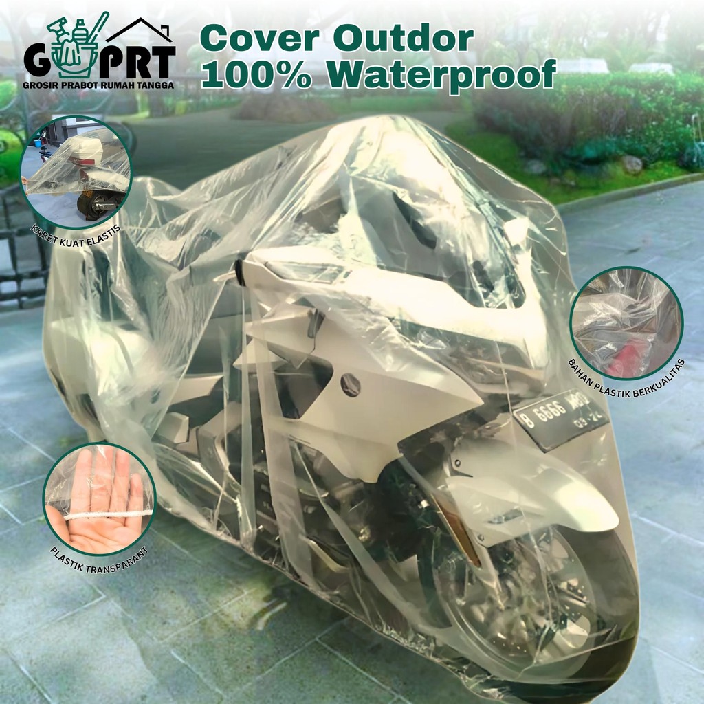 Jual GPRT Cover Sarung Penutup Motor XL Plastik Pelindung Body ...
