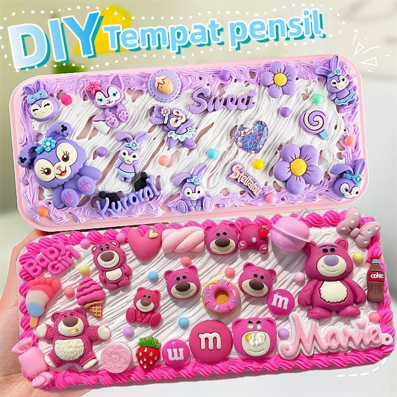 Jual DIY DECO Cream Kit Menghias Kotak Pen/Tempat Pensil Deco Cream ...