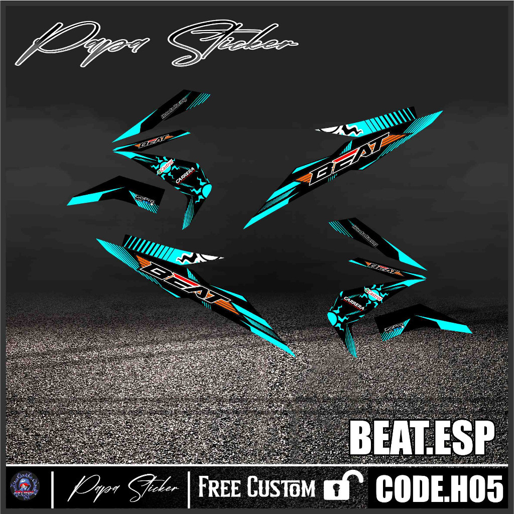 Jual Striping Beat 2016-2019 Fi All New F1 ESP CBS ISS Variasi Honda ...