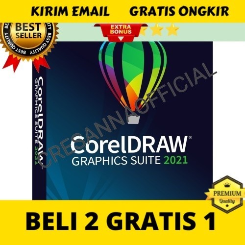 Jual 2025 Corel Draw 2022 Terbaru + Bonus Aplikasi Edit Foto Bebas