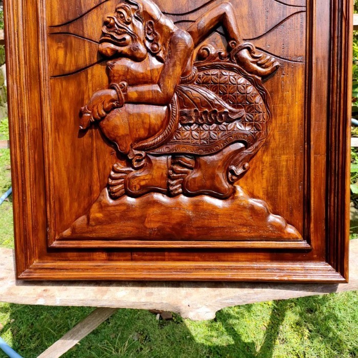 Jual Hiasan Dinding Ukiran Timbul Motif Wayang Semar Ki Lurah Badranaya ...