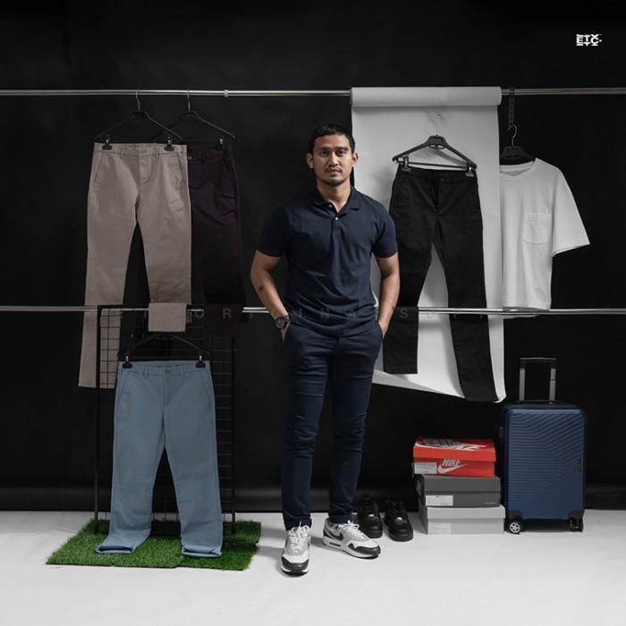 Jual Men's Long Chino Slim fit Pants | Shopee Indonesia