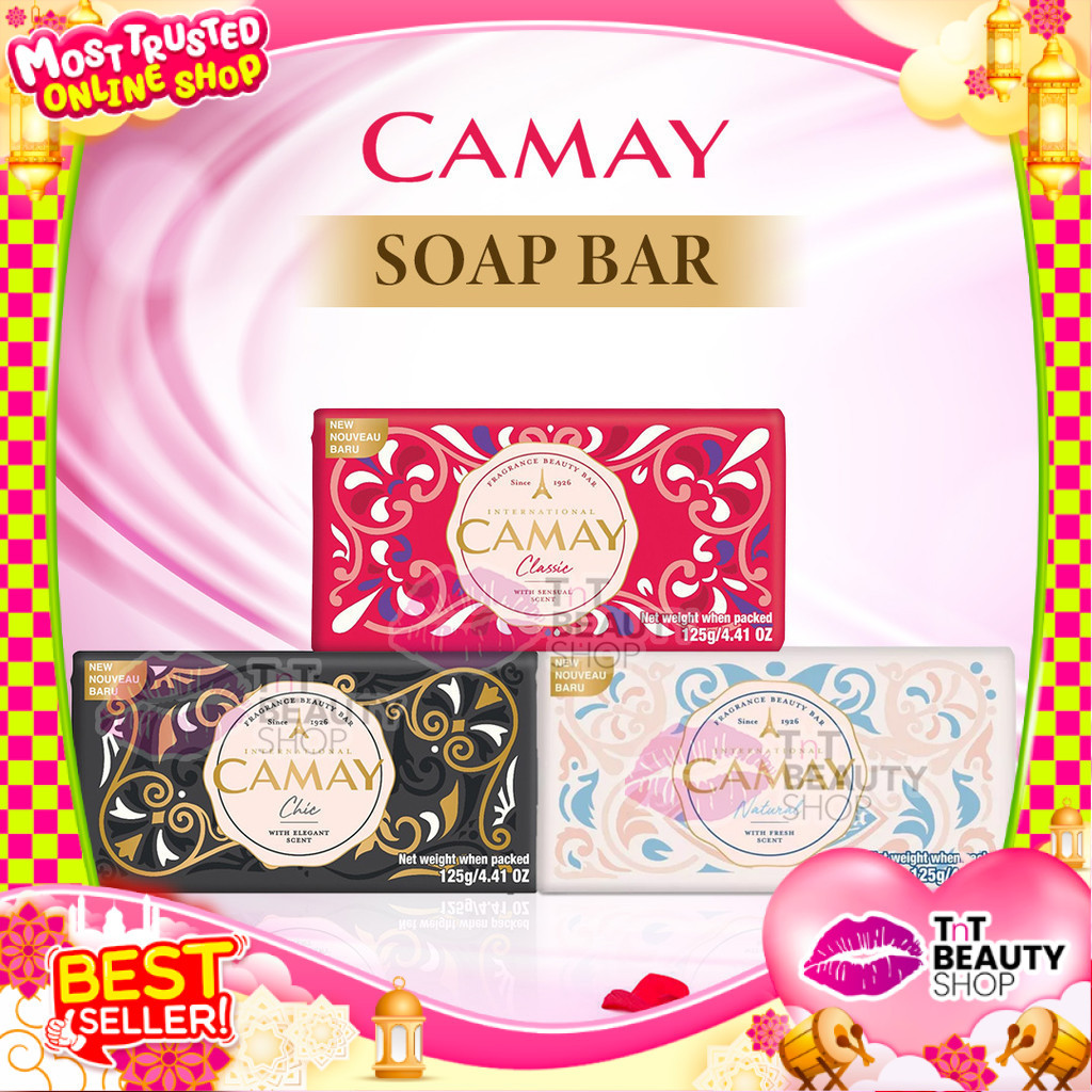 Camay Soap Bar 125gr - Sabun Batang - Sabun Mandi | Tnt Beauty Shop