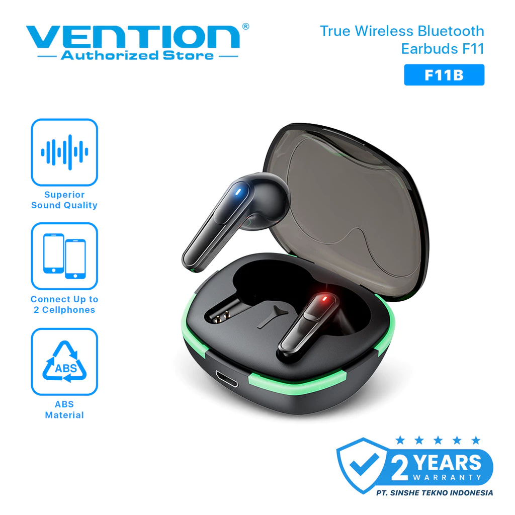 Vention TWS True Wireless Bluetooth Earbuds Earphone F11