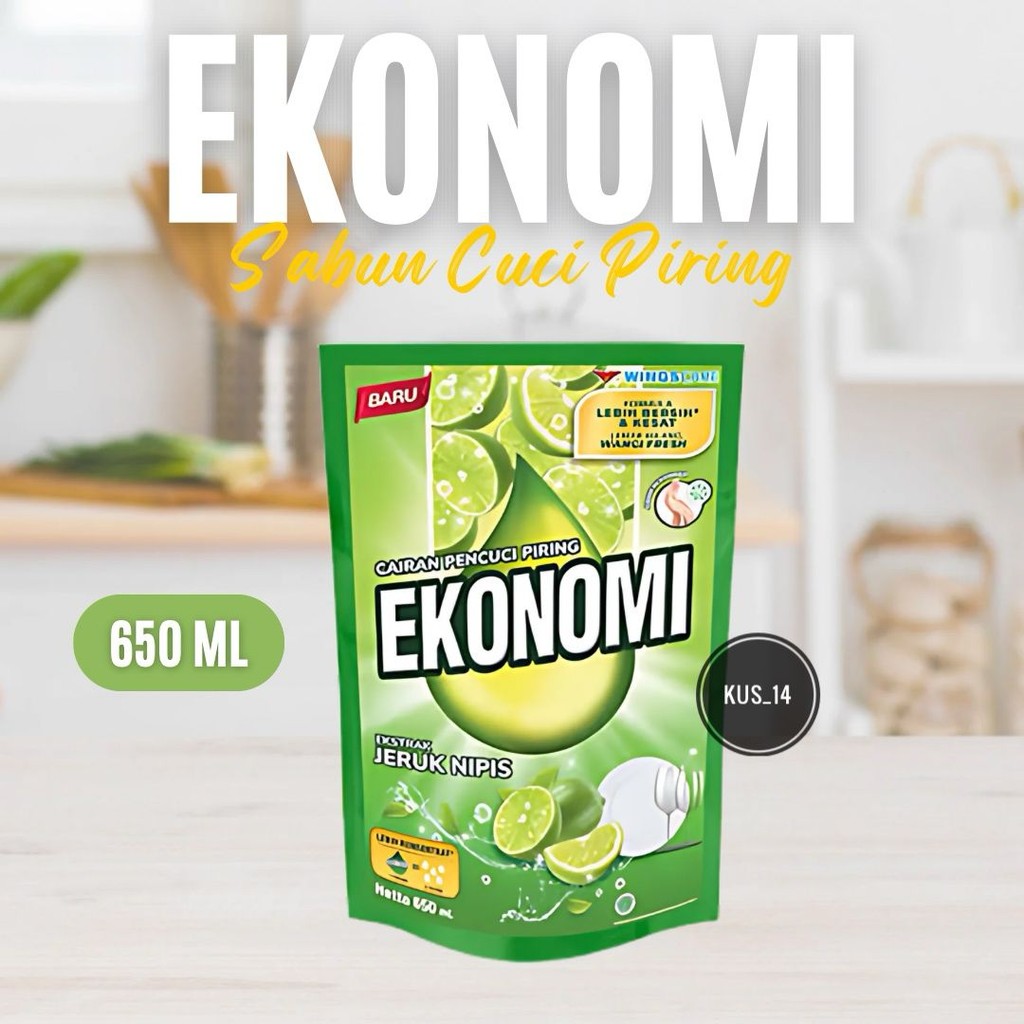 Jual Ekonomi Power Liquid Sabun Cair Cuci Piring Jeruk Nipis Pouch 650