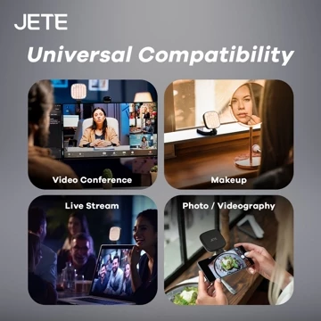 JETE Ring Light Selfie Magsafe RL2 For Smartphone HP LED Rechargeable Magnetic With 4 Light